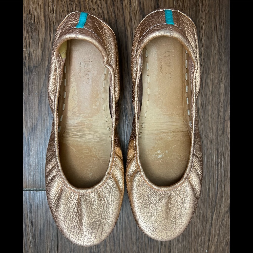 Size 9 Tieks Rose Gold Glam
